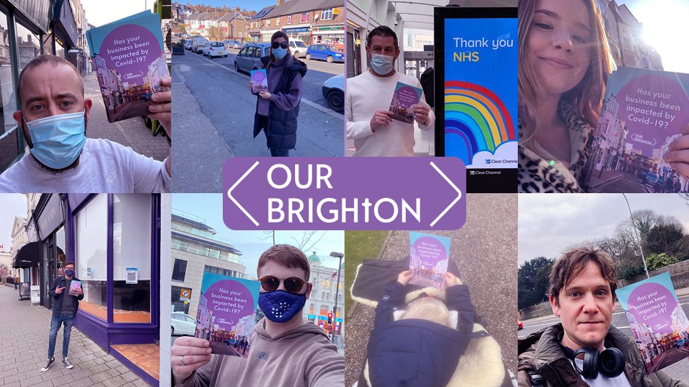 Recently, the #SiliconBrighton team took to the sunny streets of Brighton to spread the word about #OurBrighton, our new initiative to help local independent shops &amp; businesses affected by the pandemic. Learn more about the campaign &amp; how to get involved: bit.ly/2MLUEe9