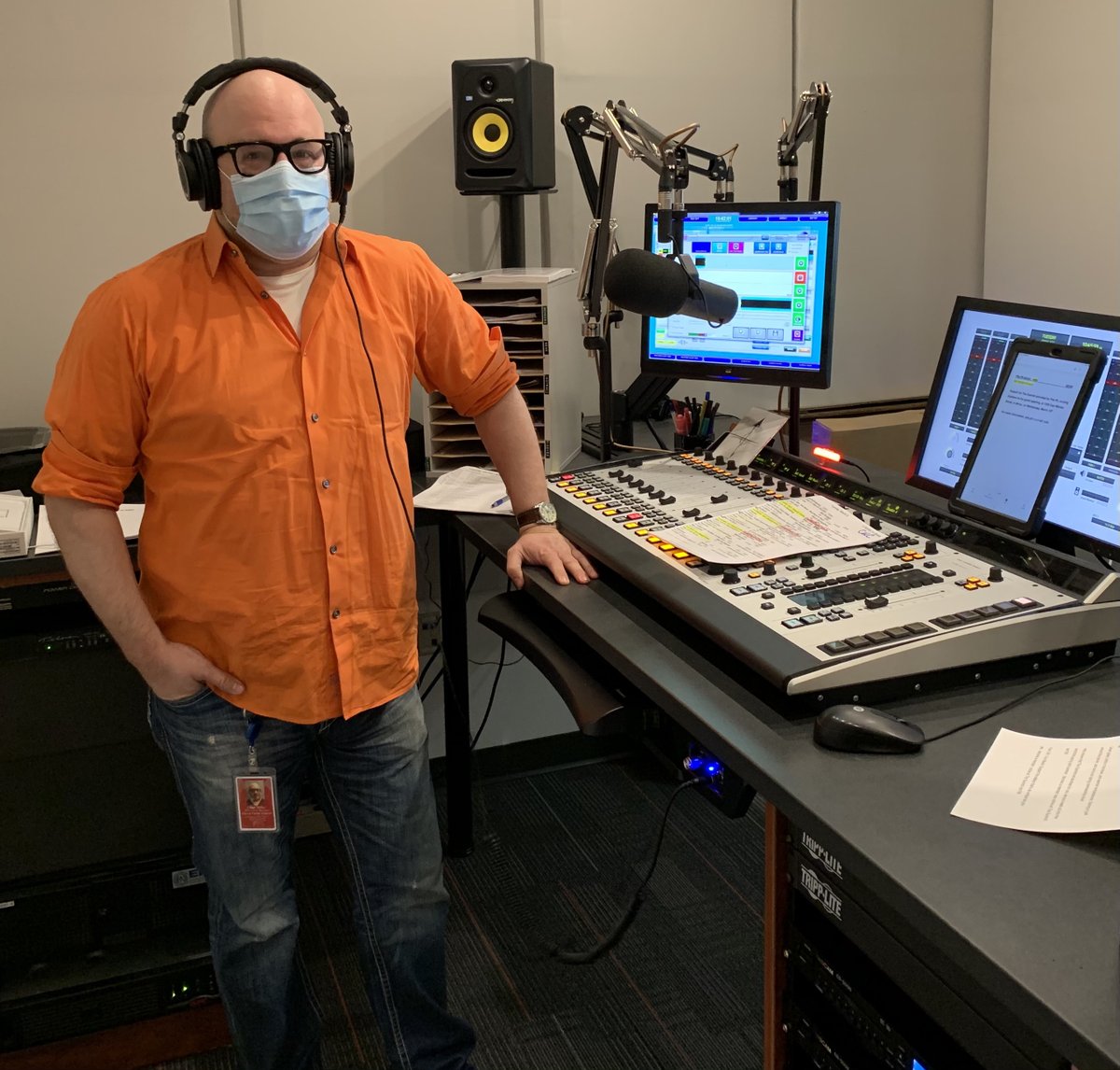 TheSummitFM's tweet photo. Today is Chad Miller’s radio-versary! On this day 24 years ago way back in 1997, our Music Director did his first ever on-air shift at a station in Canton. Wild how time flies! #chadmiller #thesummitfm https://t.co/JFAEvzqFWY