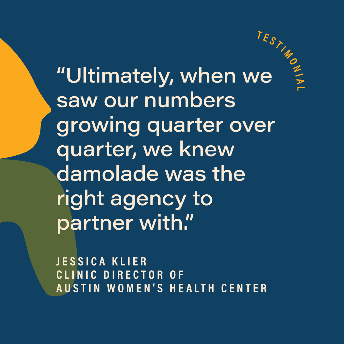 Spotlight on a v important client: Austin Women’s Health Center <a href="/ProChoiceATX/">Austin Women's Health Center</a> has provided #reproductive #healthcare for 40+ yrs in #austintexas. Read our case study >> buff.ly/3rkg0OZ #purposedrivenmarketing #clienttestimonial #socialgood