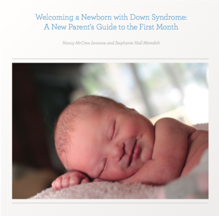 “Welcoming a Newborn with Down Syndrome”: Book for parents of newborns with Down syndrome. Covers topics like adjusting to a diagnosis, preparing siblings, medical issues, preparing for the future, etc. Print and free online. ow.ly/y9ab30jjo4S