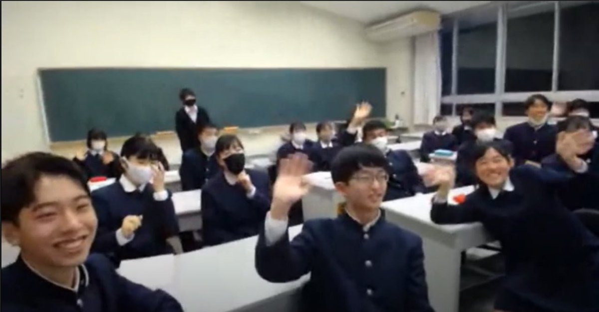 TownleyGlobal's tweet photo. Global leaders @TownleyGrammar and students at the Miyazaki Kita High School presenting and discussing social issues in our respective countries. A magical moment led by passionate students #GlobalGoals #GlobalLearning https://t.co/db4k4BGhJ3