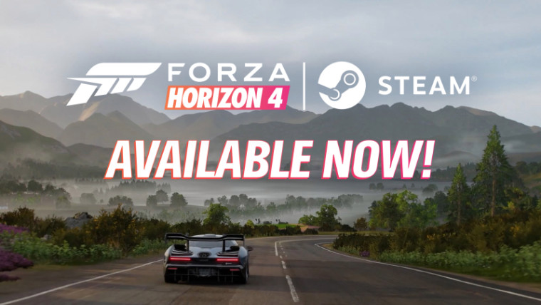 NeowinFeed's tweet photo. Forza Horizon 4 is now available on Steam with Xbox cross-play #ForzaHorizon4 #FH4Steam https://t.co/08msUO63yT https://t.co/WYo96HCOUn