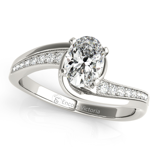 EncoreDT's tweet photo. Create your own engagement ring in real time - only at Encore DT. This oval cut solitaire side stone diamond setting features a curved shank and round cut side stones. Create yours right here:

https://t.co/XEguIGd5Vd https://t.co/YprSHRYi50