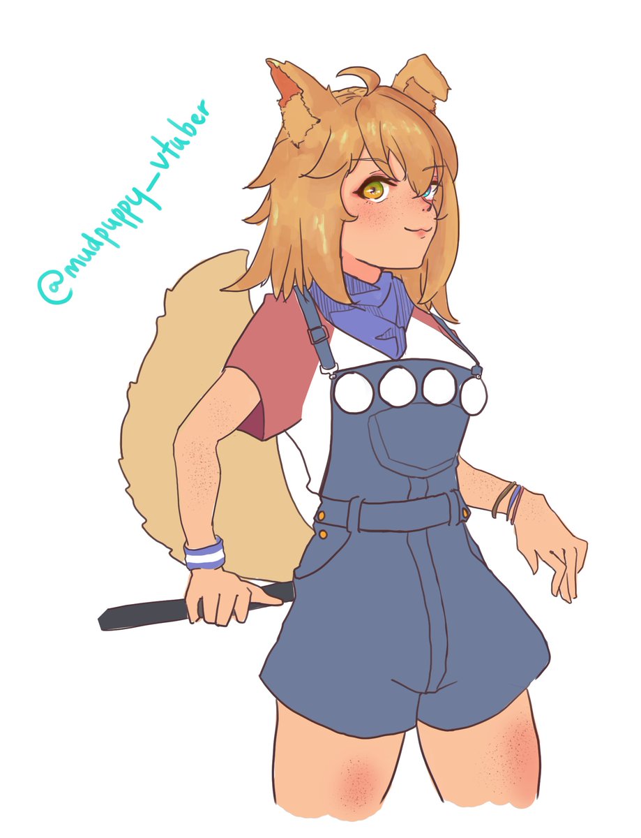 canisgard's tweet photo. second vtuber: @mudpuppy_vtuber! adorbs freckled pupper who's an absolute monster in 'some' games🦴that I wanna see her play sometime hah
she debuts next next saturday so all of u taking ur dogs out for walks go stop by and say hi 🗡🐶✨
#muddyfanart #cwnART https://t.co/ifNDOuoi0Q