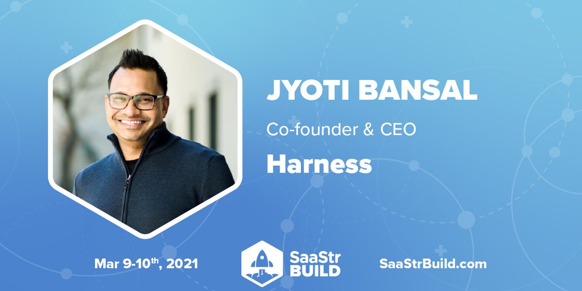 jyotibansalsf's tweet photo. Excited to be speaking at @saastr Build 2021! Please join me and 25,000+ SaaS revenue leaders, execs, and more on March 9-10, streaming live around the world. Register here: https://t.co/JYO2XtQJrZ
#saastrbuild https://t.co/PuVmlQRn98
