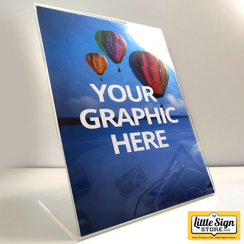 LittleSignStore's tweet photo. Grab some 8.5x11" acrylic tabletop sign holders - we print and insert your UV-protected signage materials! https://t.co/A7s4raRaVG #tabletopsign #tabletopsigns #signholder https://t.co/ZWWyZf8yyZ