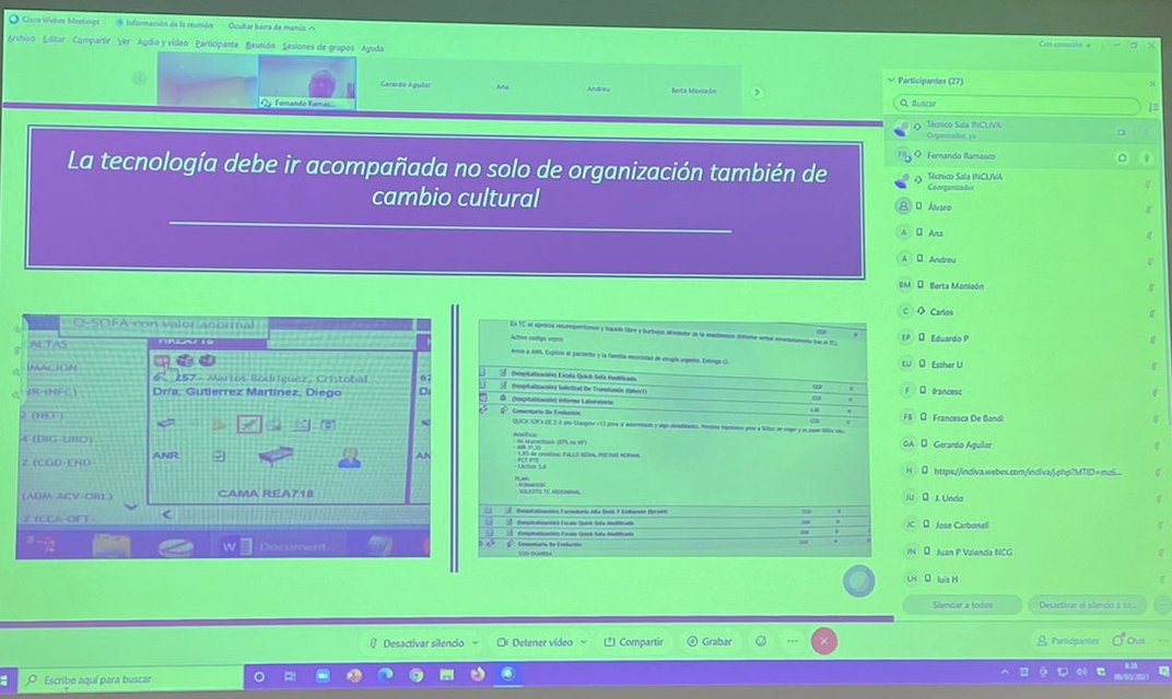 anestesiavalen's tweet image. #CriticalCareSeminars @FernandoRamasco from Anesthesiology and Critical Care Department @HULPrincesa #webex @anestesiavalen @incliva_iis @GVAclinic @GVAsanitat @DrMCecconi @ESICM Implementation of #CodeSepsis  and @SCISEDAR 2021 guidelines. Excellent talk 👋👋👋👋 @sedar_es
