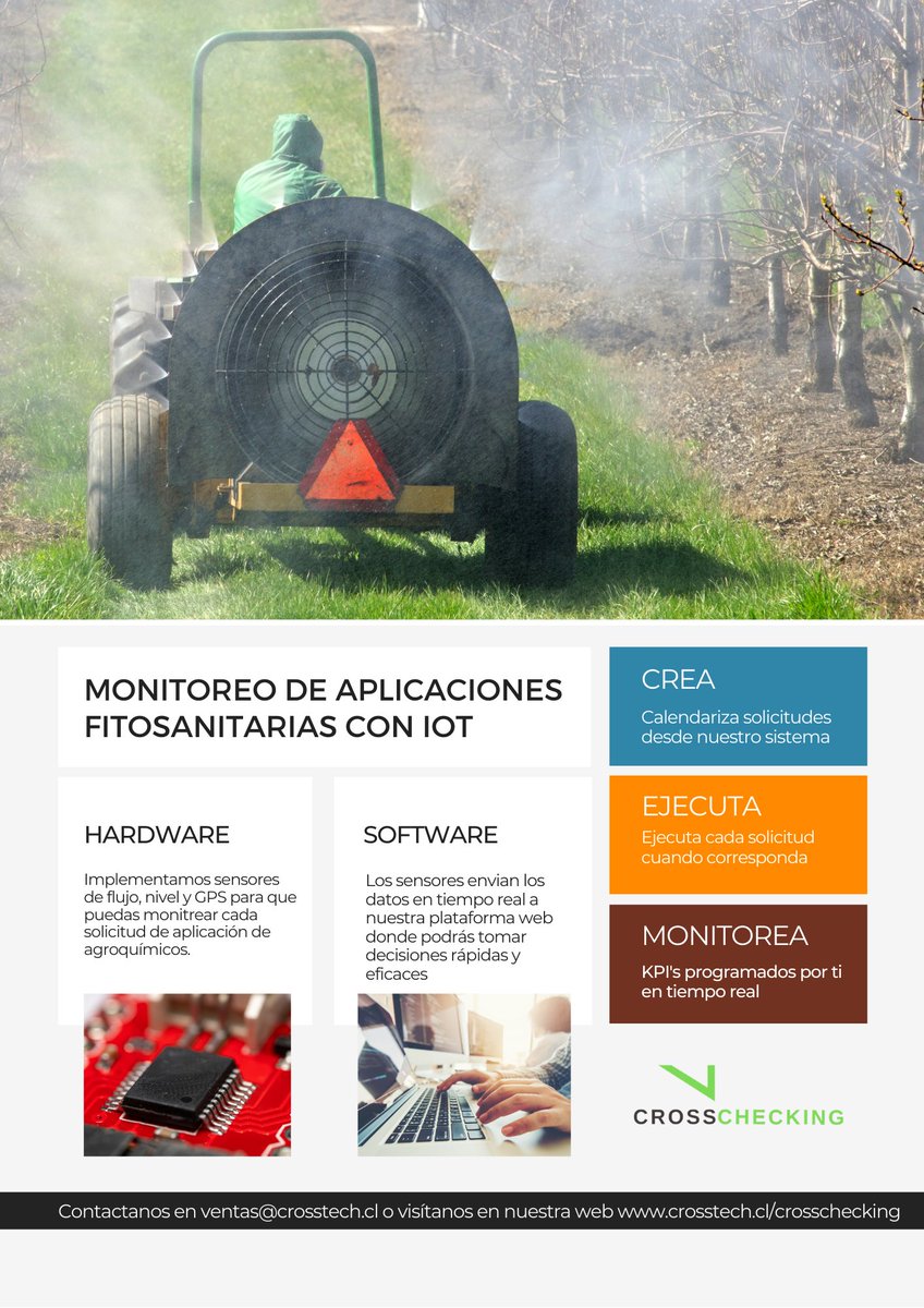 Crosstechcl's tweet photo. Uno de nuestros servicios más innovadores para el 2021

#iot #agrotech #agroindustria #agronomia #uva #tecnologias https://t.co/IHrP7CIvJ2