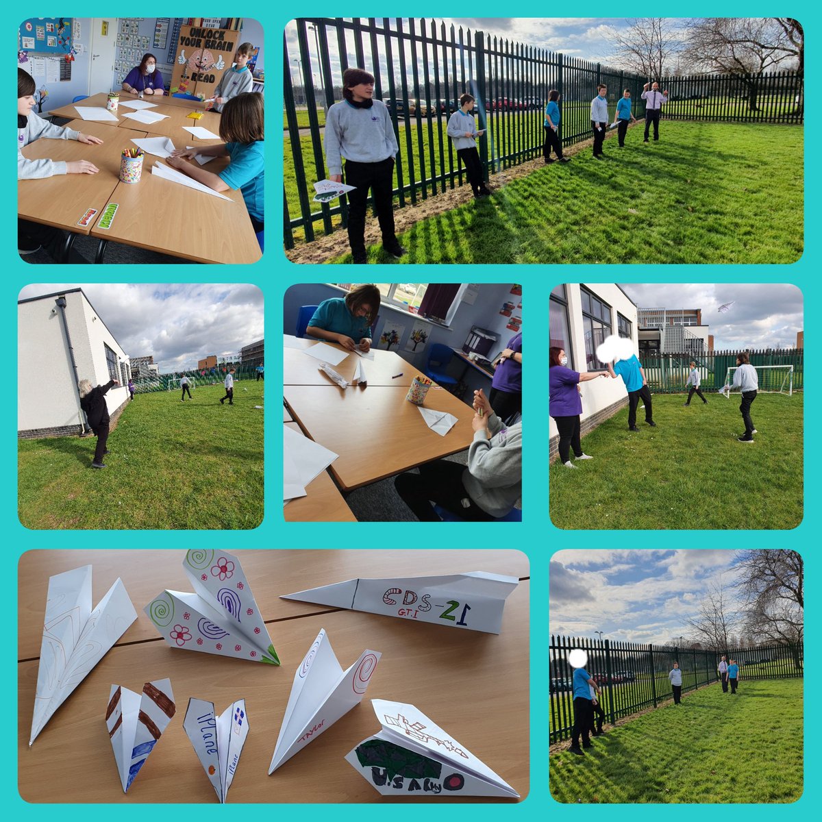 PhoenixPark_'s tweet image. Day 2 of #BritishscienceWeek2021  @ParksidePPA todays challenge- the paper aeroplanes✈ &amp;amp; balloon🎈challenge. #ThisisAP #PPAvalues #perseverance #learningisfun @PhilBurns_ppa @PRU_Leader 💜💙🤍