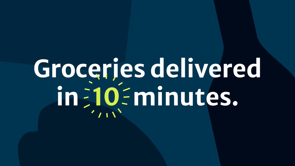 Don't believe you can get your groceries in 10? Think again.

We're there when life won't wait.