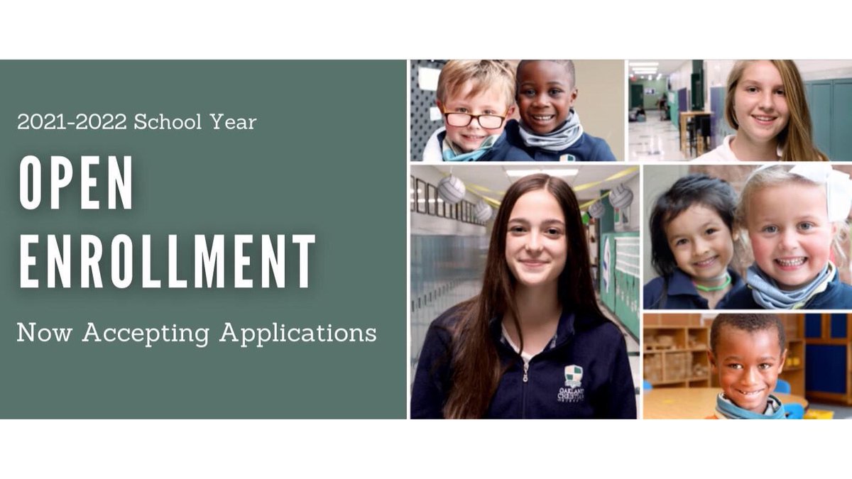 We are now accepting applications for Fall 2021!  Do you have a friend or family member looking for quality Christian education? Visit us at oaklandchristian.com to apply or schedule a tour today!  Spaces are limited and will fill up quickly!