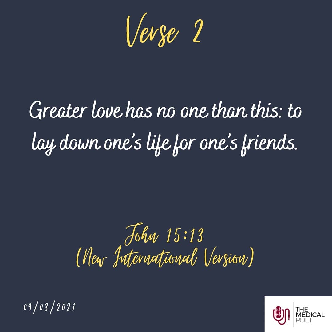 TheMedicalPoet's tweet photo. This month, we continue our discussion on Love.

How much do you think God loves you?
Find out in Romans 5:8 and John 15:13.

#2Verses https://t.co/BnVoY60auV