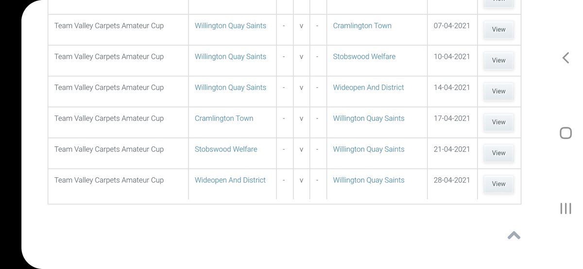 wqsaints's tweet photo. Fixtures for the Amateur Cup Round Robin. Still hoping the @NorthumFA Minor Cup will still go ahead also. #CantWait #RollOnApril #Fixtures https://t.co/MfaNURB6JA