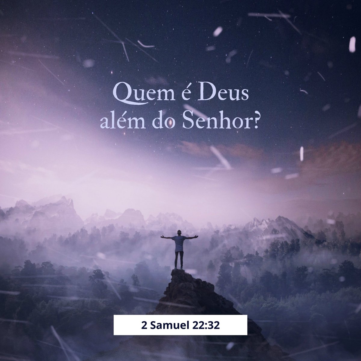 enteu's tweet image. Pois quem é Deus além do Senhor? E quem é Rocha senão o nosso Deus?

2 Samuel 22:32