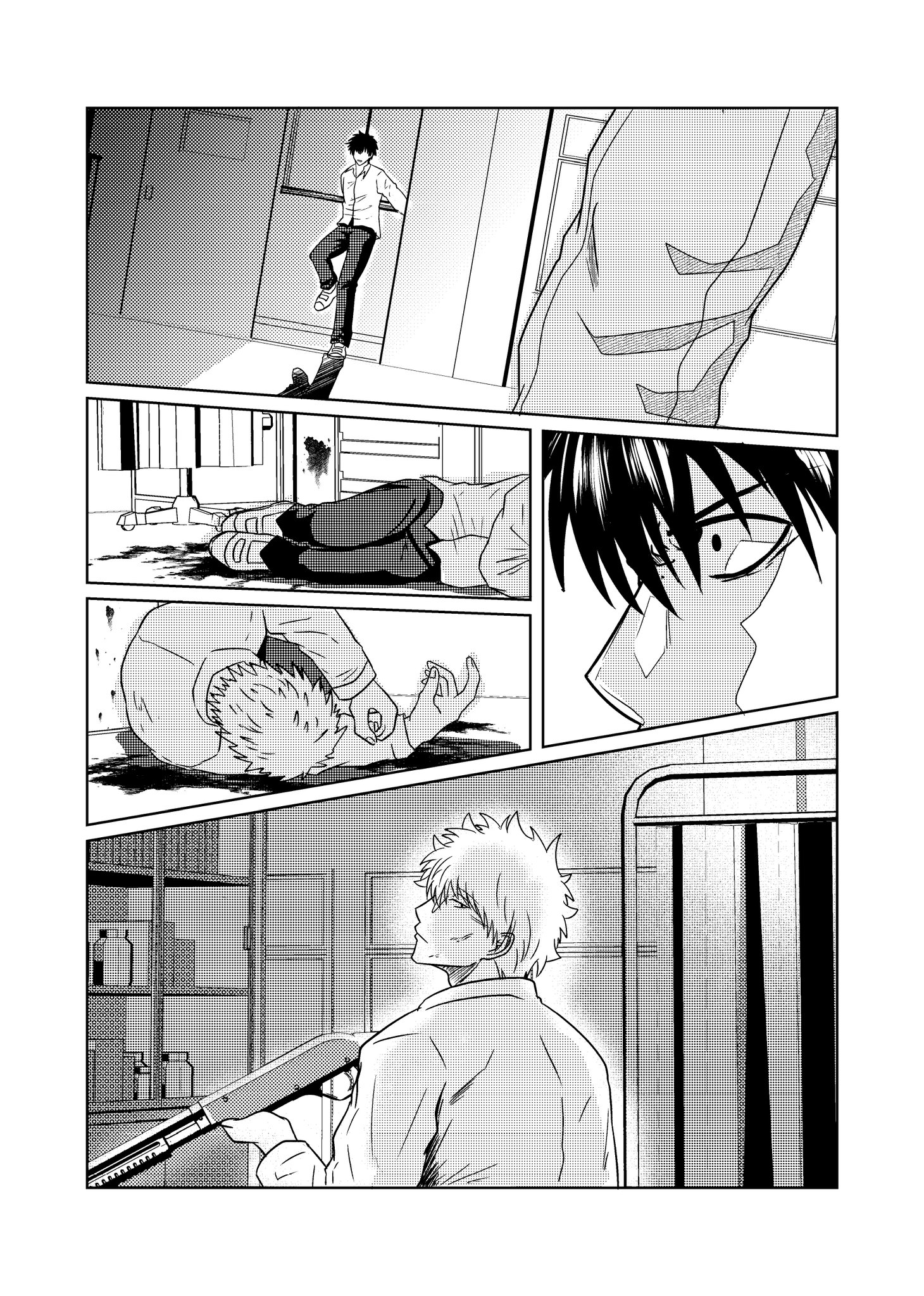 くまん 原稿できるの 悪の教i典パロ 漫画版 リプに続く 銀ハvs くん サイコキラーな銀ハが描きたかった 色々注意 漫画版と少し変えてあります やりのシーンとか T Co Lv8oavjlqx Twitter