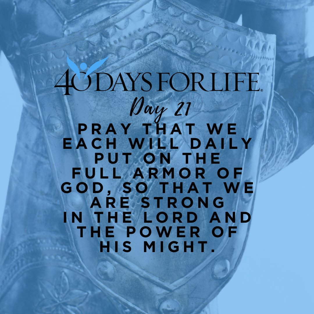 40daysforlife's tweet photo. Day 21, pray with us: https://t.co/Pg7bwvyCv4