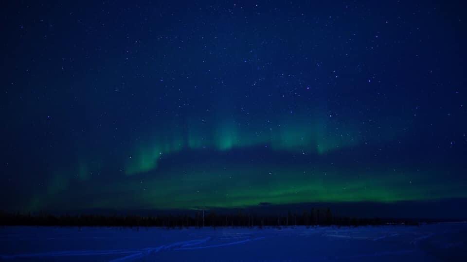 TheCrewCompany's tweet photo. After a long day of production, the #northernlights gave our DP @TravmattTV a beautiful show. Great pic Matt! https://t.co/6I3P58KpqW