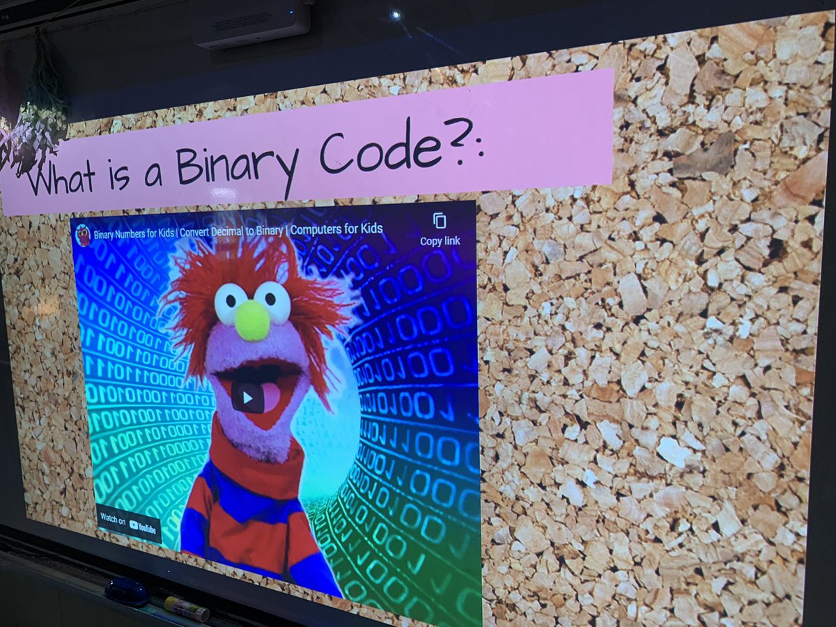 Ms_Banyai's tweet photo. Switching gears today in math and trying out some binary coding! We learned that computers talk through binary codes and we got to try coding our names and then coding a message to a friend! #coding #binarycoding @OLVMWolverines @HCDSB https://t.co/BeDGdroPat