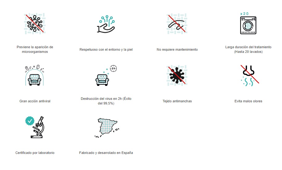 GdTresillo's tweet photo. 😊 Treballem cada dia pensant a donar el millor servei als nostres clients, per això hem incorporat 👉 #Protect, un teixit antiviral amb l'objectiu de protegir i cuidar a tots els clients enfront de la situació actual de #pandèmia | Et comptem + aquí https://t.co/vUvs8POUW2 https://t.co/9DC2p9ILWK