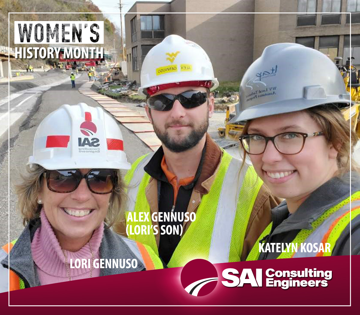 SAIENGR's tweet photo. Lori Gennuso, TCI, is inspired by Eleanor Roosevelt, whom, Lori notes, had to overcome obstacles &amp; fears. When Lori dons her boots &amp; hardhat, she demonstrates a gritty resolve &amp; confidence in a gritty environment of concrete, asphalt, &amp; steel. #WomenInConstructionWeek https://t.co/nSttjWB689