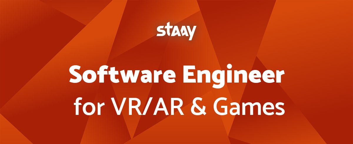 🔥 We're hiring! 🔥 Experienced Software Engineer C#? - join our team! staay.io/assets/cache/m… #swissgames #swissdev #swissdevs #augmentedreality #virtualreality #mixedreality #games #unitydevs #UnityDeveloper