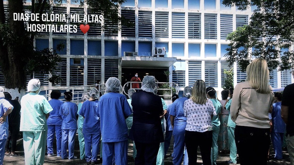 Dr_iurymendes (@iurymeendes1) on Twitter photo Hoje tivemos o número de Mil altas hospitalares aqui no hospital da Cruz Vermelha! Temos esperança #bomdiaSp #SPTV #SP1 <a href="/CesarTralli/">Cesar Tralli</a> Hoje tivemos o número de Mil altas hospitalares aqui no hospital da Cruz Vermelha! Temos esperança #bomdiaSp #SPTV #SP1 <a href="/CesarTralli/">Cesar Tralli</a>