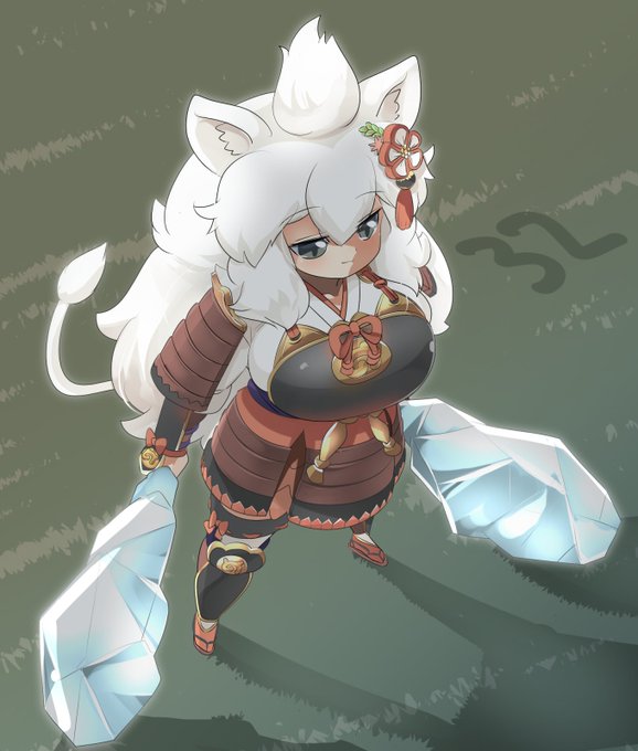 ホワイトライオンちゃん32日目 