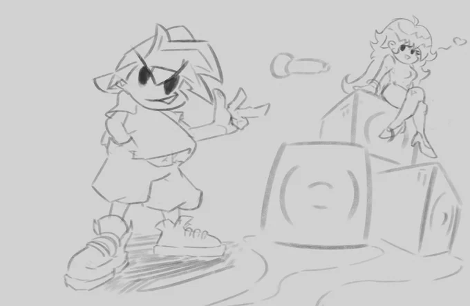 Funkin Sketch😎 #fridaynightfunkin #fridaynightfunkinfanart 