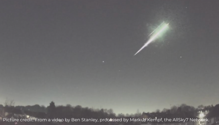 OpenUniversity's tweet photo. "...not only was it a meteorite, it was a very rare species. The UK had got lucky."
#OUacademic @MonicaGrady reveals how scientists found rare fireball meteorite pieces on a UK driveway and what it could teach us:
https://t.co/6zNAvuE0sR
#BSW21 https://t.co/KZSyniLN9g