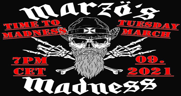 MarzosMadness's tweet photo. +++ TONIGHT +++
(7pm/cet - March.09.2021) The god of madness and a new edition of Marzo's Madness Rockshow .... Pure Rock'n'Roll &amp; Heavy Metal as always.... Tune In...Turn Up...Rock On... https://t.co/vdgC4ZtDfb #marzomccutter #marzosmadness #RockShow https://t.co/xr82xs84b0