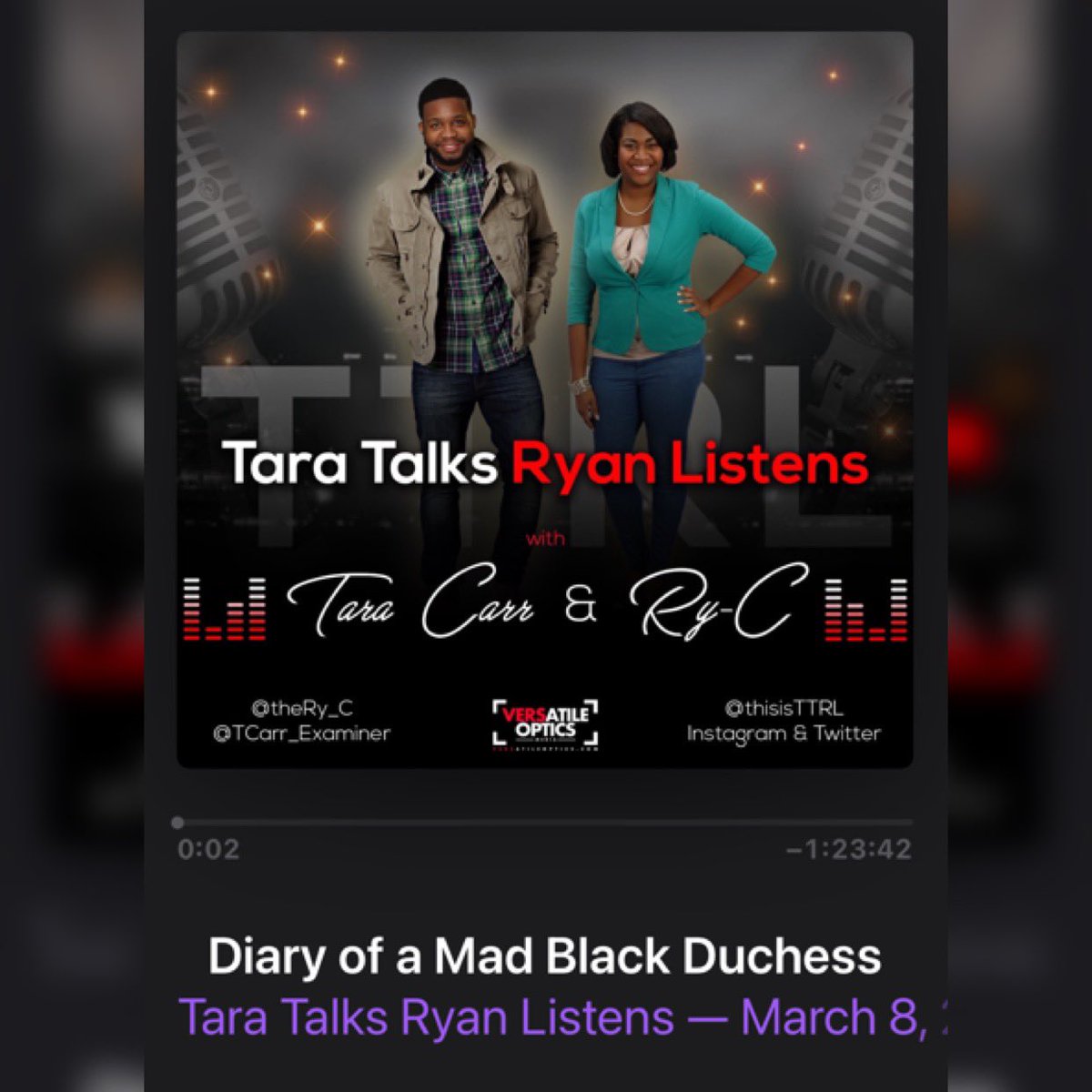 thisisTTRL's tweet photo. Check out the latest episode of TTRL where ryan &amp; Tara discuss the Meghan &amp; Harry interview, Coming 2 America, and the Keep Your Distance comedy show! #meghanmarkle #meghanandharry #oprah #covidvacccine #fauciouchie #keepyourdistancecomedy https://t.co/Lva7SXF18m