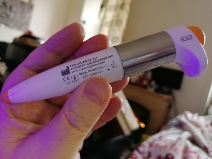pashnguy's tweet photo. Using THIS #acupen. Under 50 quid at Lloyd's pharmacy. Works as #TENS also... https://t.co/8qkGVLPWkY