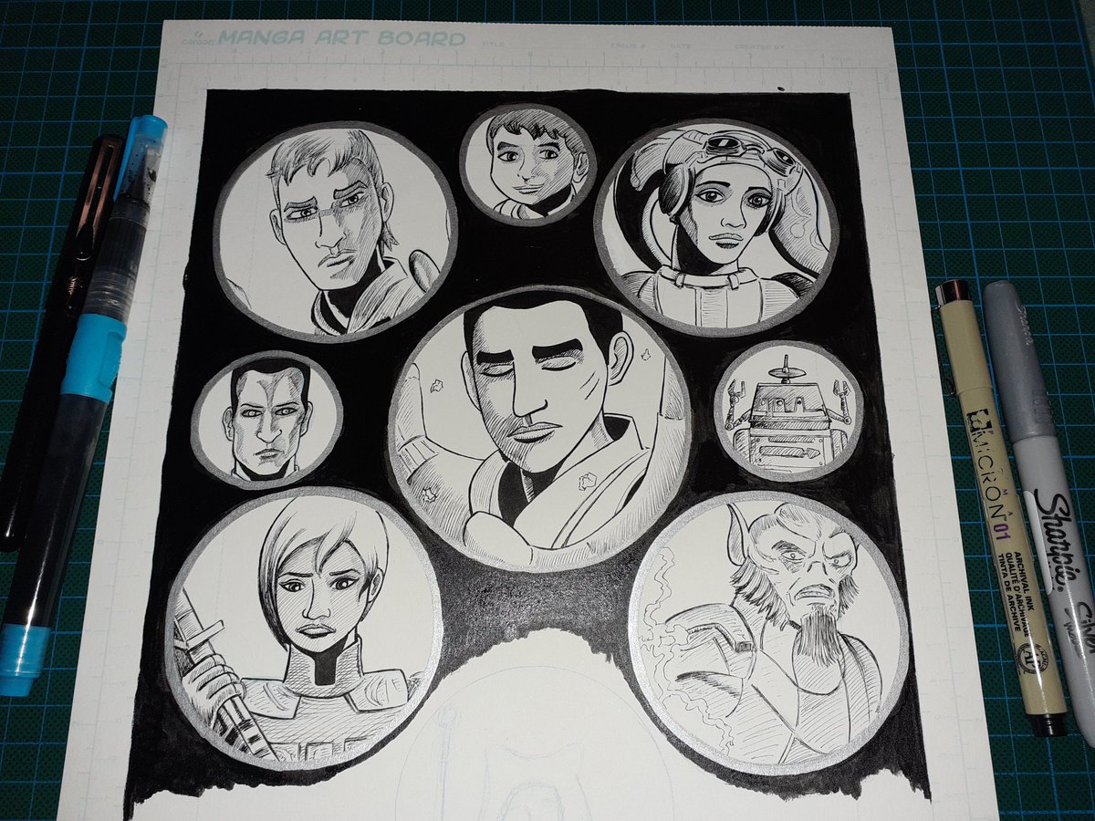 theBdrawings's tweet photo. #workinprogress #RebelsRemembered #StarWarsRebels #drawing #inkingtime #traditionalart https://t.co/TrFYZu12WX