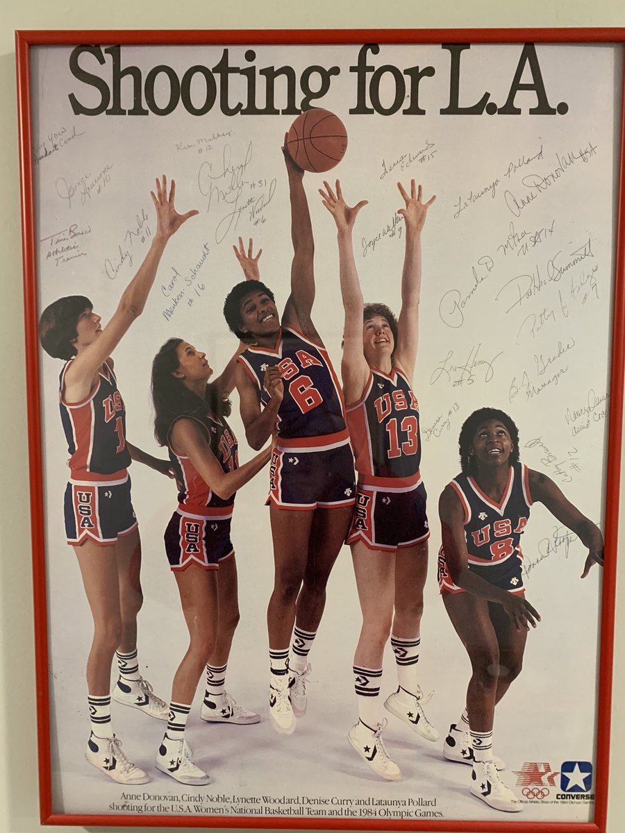 Celebrating Women’s History Month with a nod to the 1984 Olympics Gold Medal Team. #WHM #olympics