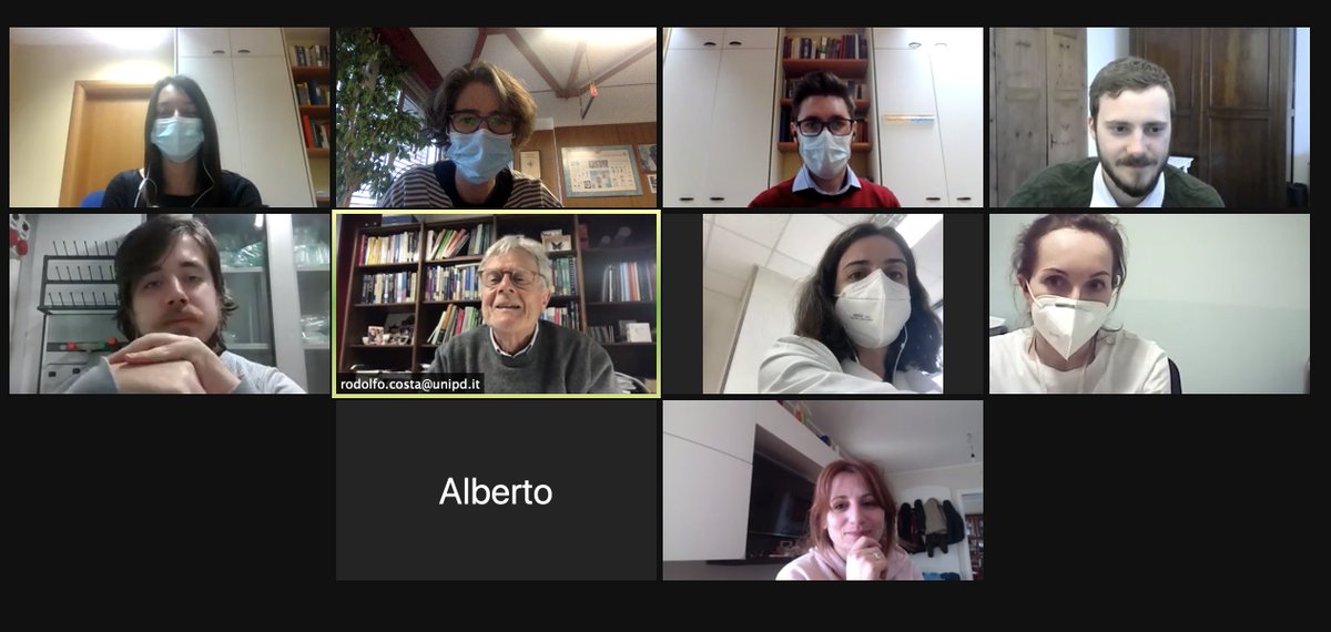 ....and here with another fun Lab meeting with Lisa presenting her super fNIRS data! <a href="/alberto_bisco/">Alberto Biscontin</a> <a href="/Paola_Cusu/">Paola Cusumano</a> <a href="/MontagneseSara/">Sara Montagnese</a> <a href="/DiBio_UniPD/">Department of Biology – University of Padova</a> <a href="/Unipd_Medicina/">Unipd Medicina</a> <a href="/GianlucaGiust10/">Gianluca Giusti</a>