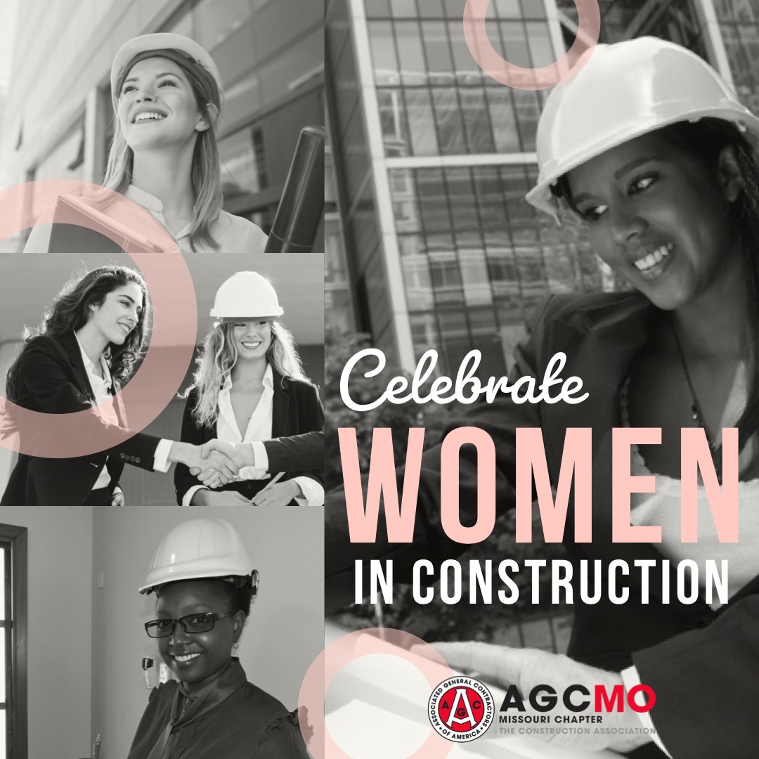 It's #WomeninConstruction Week! Construction has evolved into a diverse and inclusive industry that provides jobs for women as skilled workers, entrepreneurs &amp; innovators. Take time to recognize the contributions of women in our industry. #WICWeek2021 agcmo.org/WCM/Nav_Items/…
