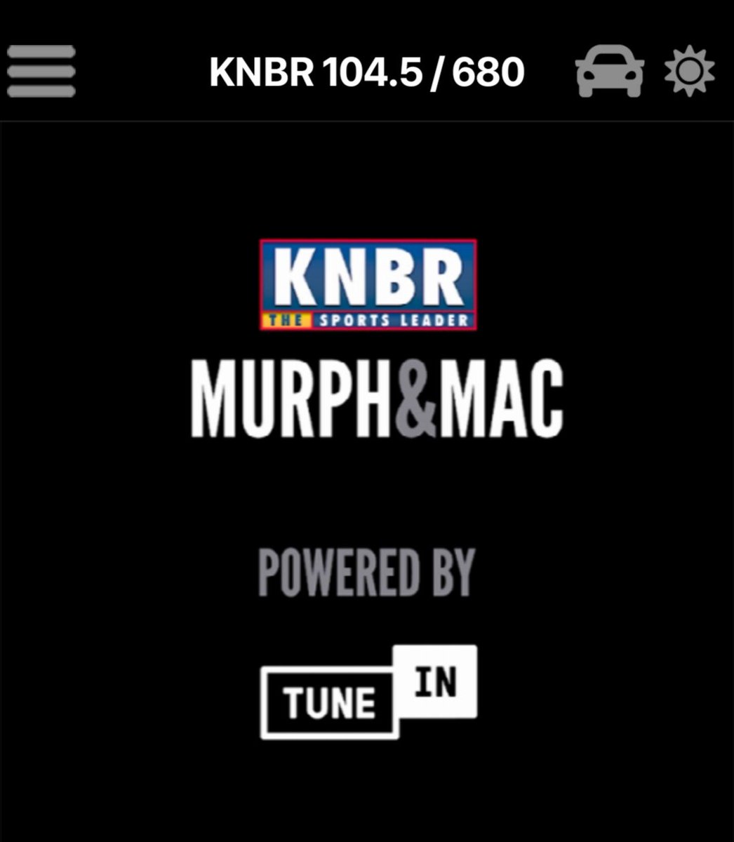 MURPH AND MAC <a href="/KNBR/">KNBR</a> still listening 🎧 over here in Newry,Co Down,Ireland .. PS big shout to my brother's,An Dun Construction 🔴⚫ San Francisco..