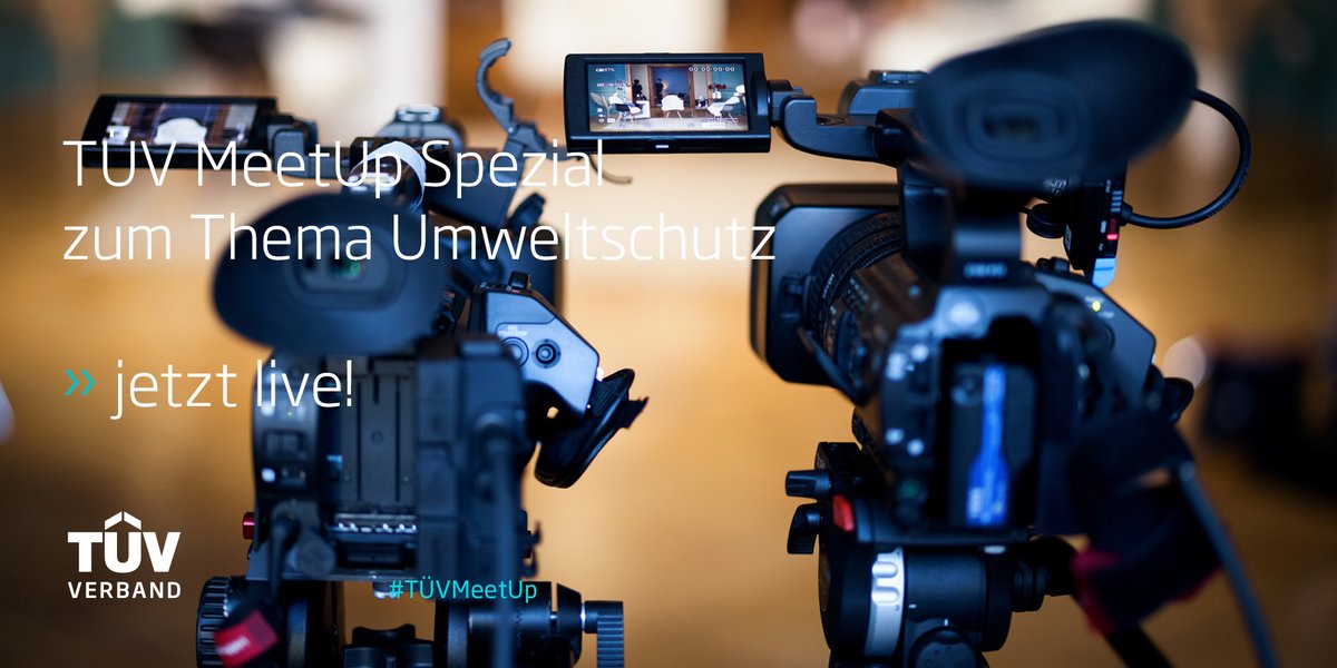 Jetzt einschalten zum #TÜVMeetUp Spezial
meet-vdtuev.streavent.de/register