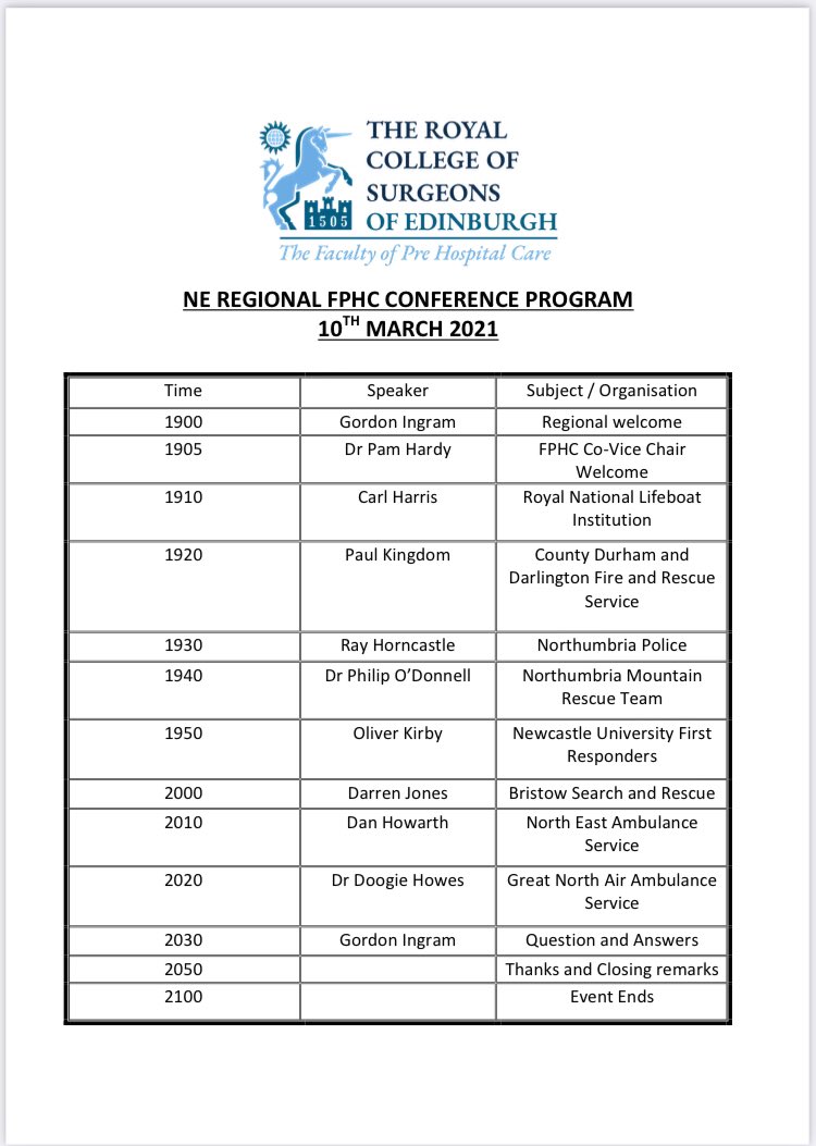 jjhalcrow's tweet photo. Over 260 people now registered for tomorrow’s event, sign up link below! 

Interested in hearing how pre-hospital care is being delivered within the region? Hear from a multi-professional panel of speakers at tomorrow’s free event. Sign up at https://t.co/cLNINHyTdI https://t.co/haJc5jZ49l