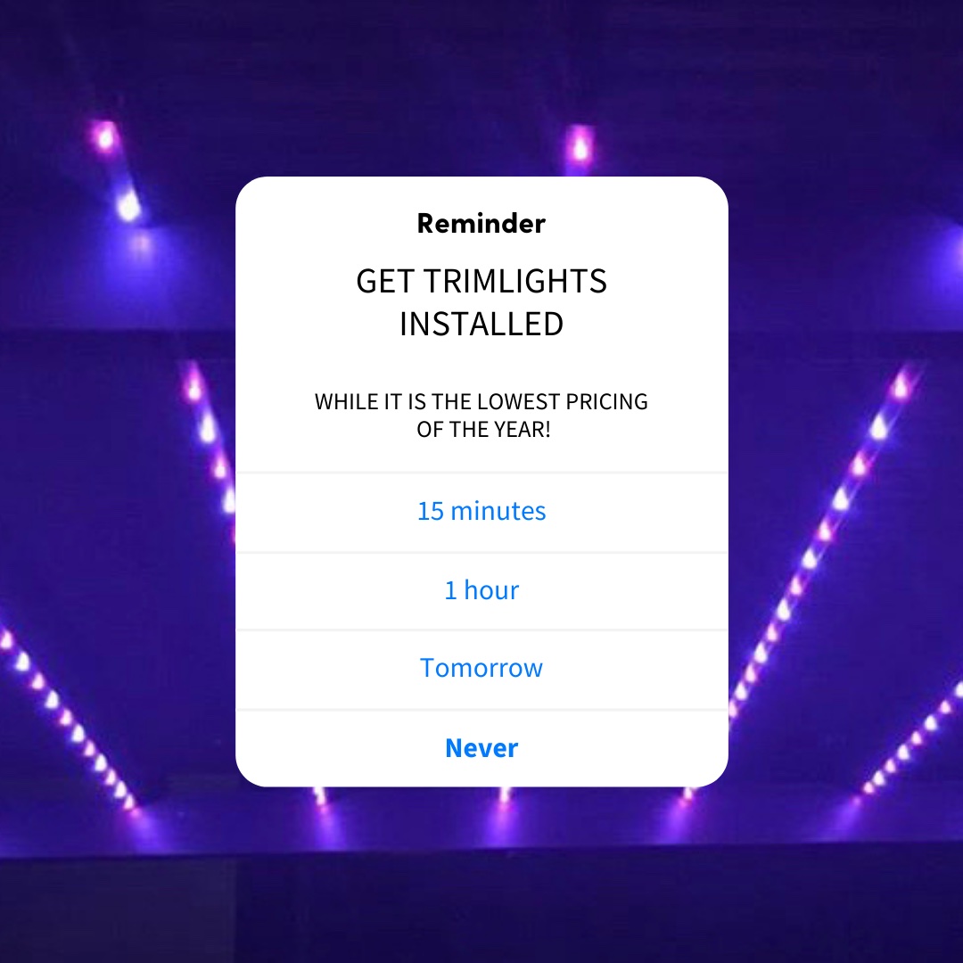 TrimlightP's tweet image. Don't forget....to get your Trimlights now!
.
.
.
.
#selfreminder #reminder #sale #trending #trimlightpro