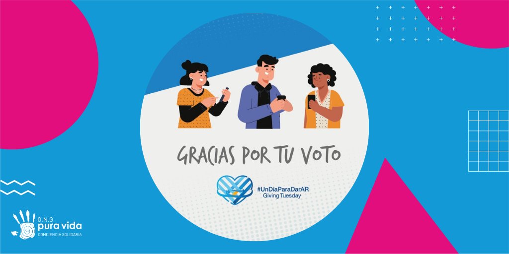 RedesPuraVida's tweet photo. GRACIAS por los 7.500 votos!
Logramos el 2do lugar en #TheForumDirecTV🙌
El premio nos permite proyectar un año de trabajo para multiplicar el impacto de las acciones positivas y generosas en nuestro país.
+INFO https://t.co/7b81RVTBgo
@UnDiaParaDarAR https://t.co/BQBj43Q6nd