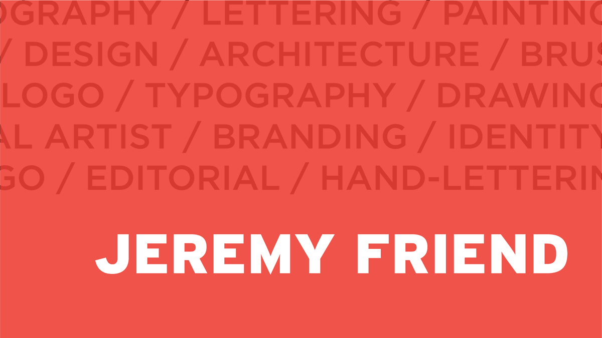 The 2nd Clarvit Design Lecture: Jeremy Friend, Graphic Designer—Join us this Wednesday, March 10th at 7pm via umd.zoom.us/j/95144109061 He is a York + Baltimore based Graphic Designer. This event is open to the public.