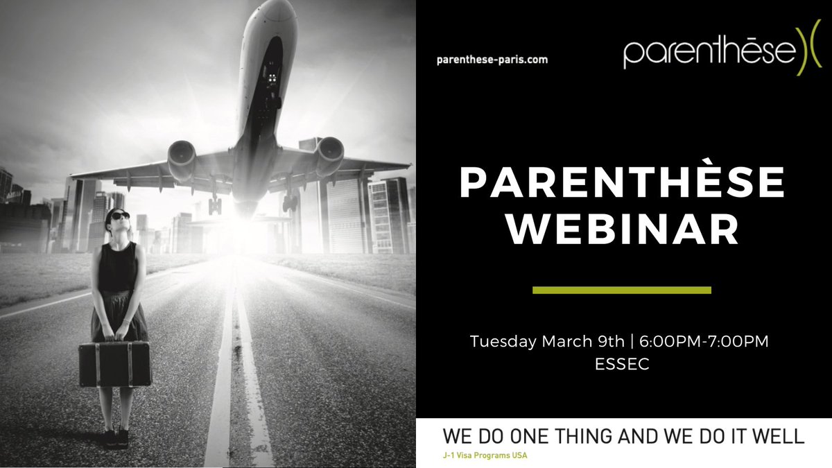 parentheseparis's tweet photo. 📌🎤Don’t miss our #webinar at 
@essec today at 6:00PM ! 🇺🇸 https://t.co/3Ejztaa9Ts