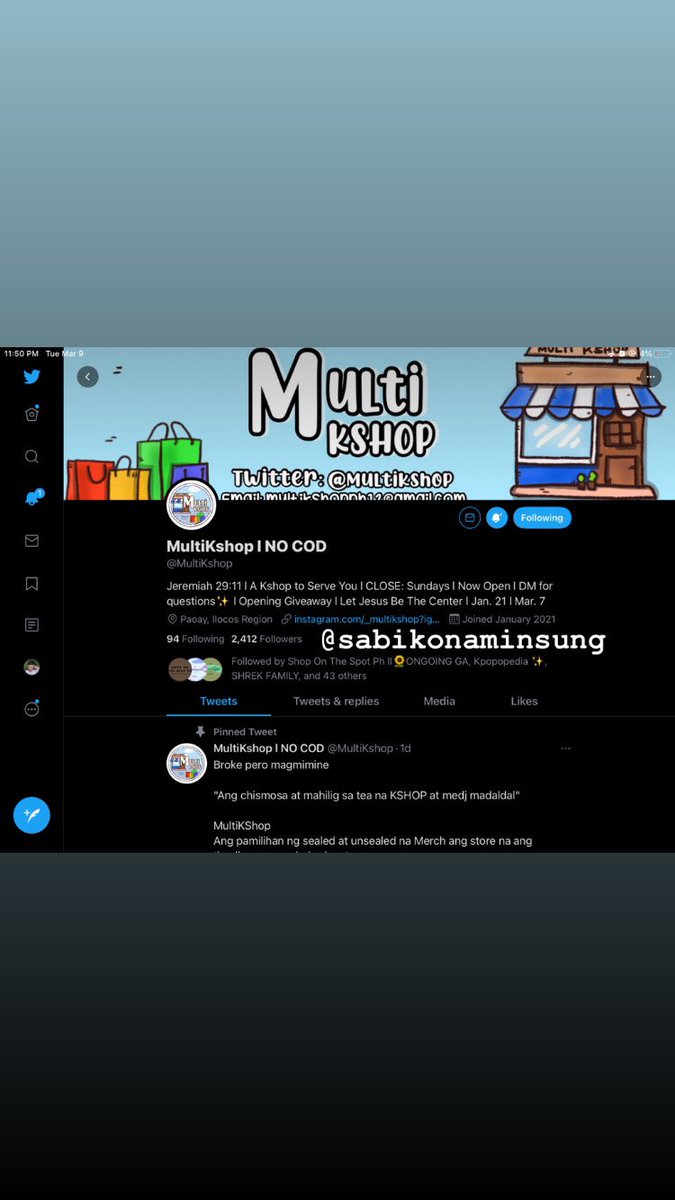 sabikonaminsung's tweet photo. @MultiKshop @linoosphere @_taekooking @jlnn_rls @asongtumae @ITZ_SKZ_134 
Tag ko lang po kayoo~🤞🏼
#LibreNiMulti https://t.co/cO68AnKJlw