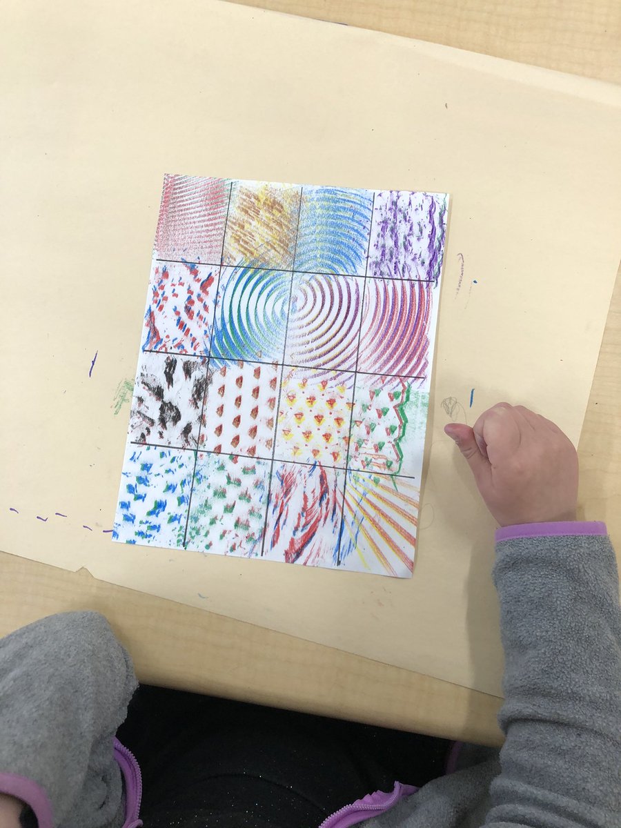SouthLakesART's tweet photo. Beautiful funny moments in the @SouthLakesART studio this week @SouthLakesEl1 : 1st grader making texture rubbings: “Dude, this is the best day of my Life!” 😆 Kindergartner drawing story for Faith Ringgold inspired story quilt: “Ms S we are little Artist!” #ilovemyjob https://t.co/ET5TUfzbAQ