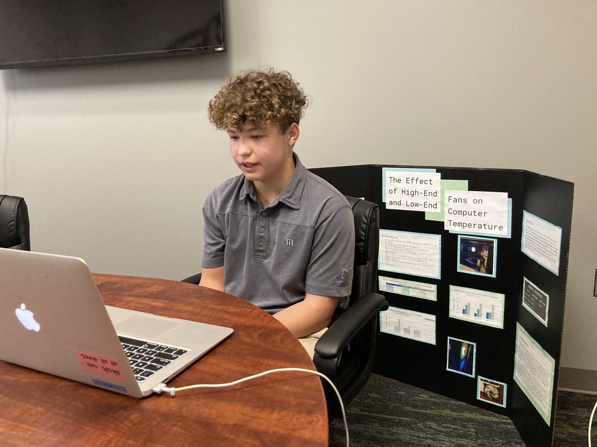 andetlefsen's tweet photo. @centralcityms had FOUR regional finalists interview about their science research projects to qualify for the @NebAcadSci state meet. Good luck to Emma, Trent, Bryce, and Gracie as they compete for a qualifying spot!! @ccpsactivities #bisonscience #research #science https://t.co/hu8UrVOCKe