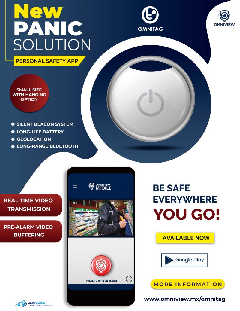 Be safe everywhere you go.

#OmniView #iot #security #wearable #smartcity #panicbutton #alarm #alarmmonitoring #iotsecurity #iotsolutions