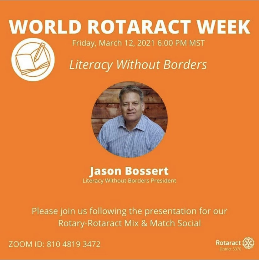 LWBASF's tweet photo. We are honoured to be featured in this year’s World #Rotaract Week #virtual convention, along with many other impressive individuals and organizations.

Tune in Friday, March 12 at 6PM MST to #learn more about us and our #projects to date from our President, Jason Bossert! https://t.co/ixQbaneZVp