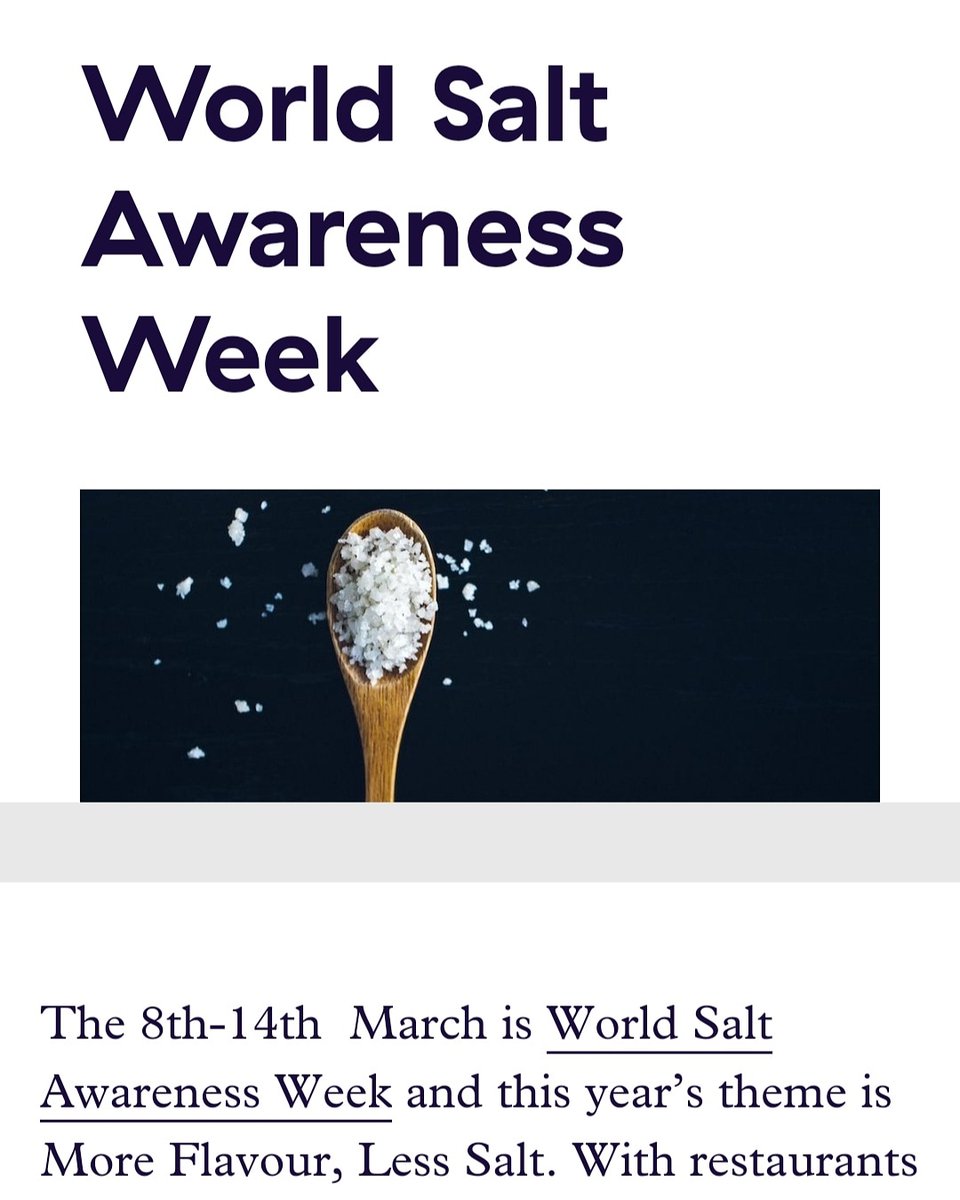 #SaltAwarenessWeek #uconutrition #nutritionisascience #evidencebasednutrition
#nutrition