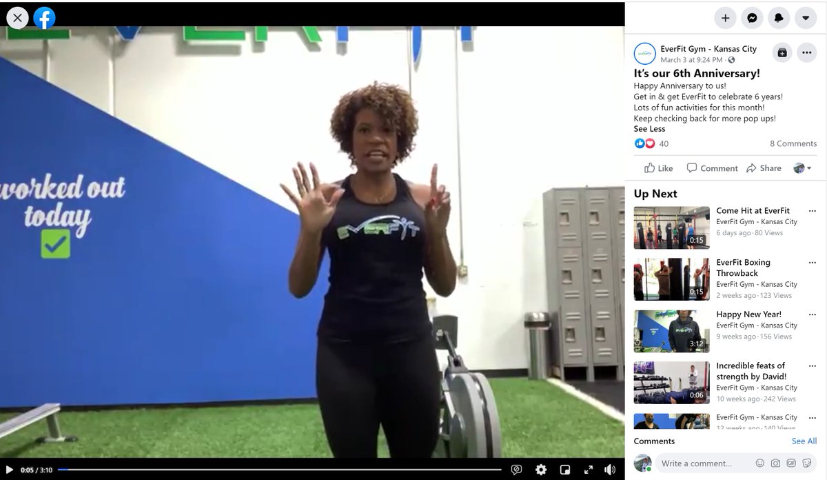 shawneechamber's tweet image. Congratulations to member @EverFitKC! This month marks their 6th year anniversary of offering fitness and health opportunities in Shawnee. 🥳

Check out their video showcasing all their doing this month to celebrate ⤵️⤵️
facebook.com/EverFitKC/vide…